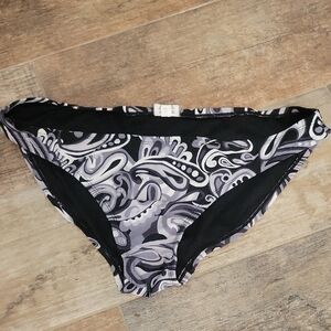 Womens Large Converse Paisley Swim Suit Bottoms EUC